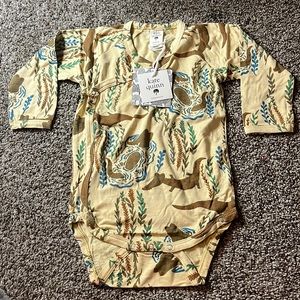 NWT. Kate Quinn. 12-18M. Long sleeve kimono bodysuit. Bamboo.